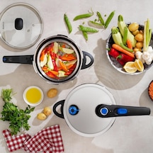 Schafer Gusto Chef 2 Li Düdüklü Tencere Seti 4+7 L 4 Parça-ınox Diğer