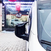 Fiat Fiorino 2008-2022 Batman Yarasa Ayna Kapağı Piano Black