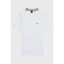 Boss % 100 Pamuk Regular Fit Bisiklet Yaka T Shirt Erkek T Shirt 50575207 100 Beyaz
