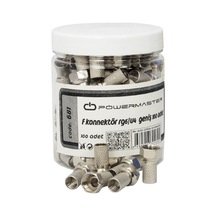 F Konnektör Rg6/U4 Geniş 100'lü Paket