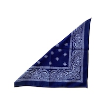 Lacivert Desenli Bandana Lacivert