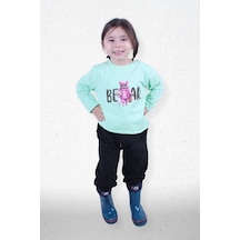 Fyk Kids Kız Çocuk Alt-üst Uzun Kollu Takım Yeşil