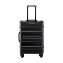 Alumaxx Gravity 55 Cm 4 Tekerlekli Kabin Trolley, Siyah, Alüminyum Sert Kasa