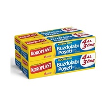Koroplast Buzdolabı Poşeti Küçük Boy 160'lı 20 x 30 CM x 2 Adet