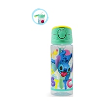 Stitch Matara 500 Ml - Çocuk Suluk, Matara, Pipetli Suluk, Askılı Suluk Stitch Matara