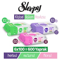 Sleepy Karma Kişisel Bakım Havlusu 6x100 (600 Yaprak)