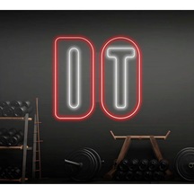 Do It Yazılı Neon Tabela Kırmızı