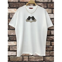 Altamira Erkek El Detay Baskılı Oversize Tshirt 001
