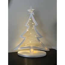 Led Li Yılbaşı Ağacı 16cm Çalışma Masası Hediyelik Aksesuar