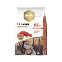 Amity Super Premium Az Tahıllı Somonlu Yetişkin Köpek Maması 14 KG