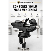 360 Döner Masa Tazgah Mengenesi 60 Mm Döküm Çelik Kol Çok Fonksiyonlu Pro77.