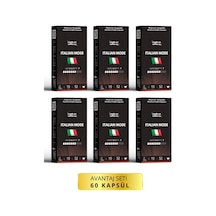 Italian Mode Nespresso Uyumlu Alüminyum Kapsül Kahve Seti - 60 Adet