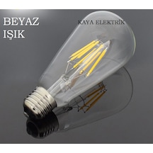 Cata Ct-4353 8w Rustik Led Ampül E27 Beyaz Işık
