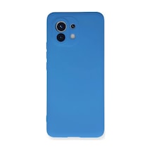 Xiaomi Mi 11 Uyumlu Kılıf Nano İçi Kadife Silikon - Mavi
