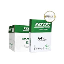 Mopak Rekort A4 80 G Fotokopi Kağıdı 5 Paket 1 Koli
