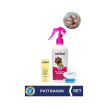Veturel Kedi Diş Fırçası ve Doğal Pati Balm Nemlendirici Koruyucu Stick + Pati Kir Koku Giderici Sprey