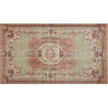 Eşsiz Anadolu Vintage Eskitme El Dokuma Halı 150 X 268 Cm 9132