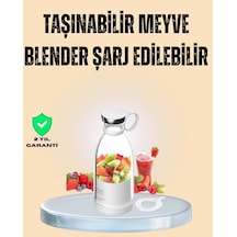 1200mah Şarjlı, Hafif Ve Pratik Taşınabilir Blender