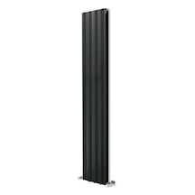 1800mm x 315mm Yüksek Isı Kapasiteli Dekoratif Amber Dikey Aluminyum Antrasit Radyatör
