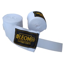 Leon Elastik Boks, Kick Boks Ve Muay Thai Bandajı 3,5 Metre Beyaz (446772449)