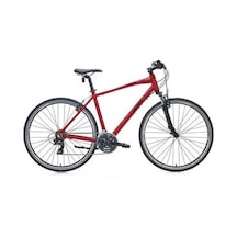 Sportive 220 V 28 Jant 16" 40cm Şehir Bisikleti - Mat Krom/kırmızı/siyah/beyaz S Mat Krom Kırmızı / Siyah Beyaz