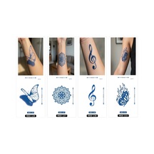 Minimal 5 Cm Yarı Kalıcı Geçici Dövme 4 Adet Birden Aylık Mini Set 16