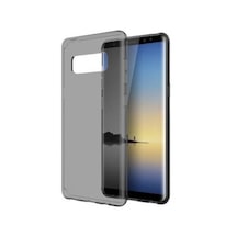 Samsung Galaxy Note 8 (N950) Kılıf Soft Silikon Şeffaf-Siyah Arka