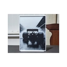 Formula 1 Araç Çizimi Dekoratif Tablo 23x10 Cm