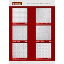 Pakpiyer Tavan Kaplama Kartonpiyer Stropiyer 50x50 Rüzgar Gülü Tavan Kaplama 20 Ad -5m2 50x50