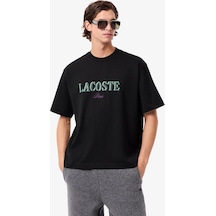 Lacoste Erkek Organik Pamuk Tişört Siyah