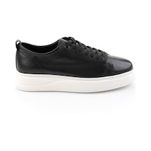 Bambi Siyah Hakiki Deri Erkek Sneaker E01593202503 Siyah