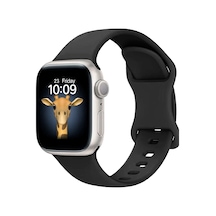 Apple Uyumlu  Watch  42mm Kordon Çift Geçmeli Silikon Kordon Strap Kayış 131