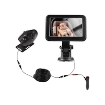 Vkemall Bebek Araba Monitörü 1080p Yüksek Çözünürlüklü Monitör Kamerası