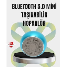 Kablosuz Bluetooth 5.0 Hoparlör Kompakt Ve Güçlü Ses