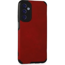 Samsung Galaxy  Uyumlu,  M34 5g Kılıf Loop Deri Silikon - Kırmızı