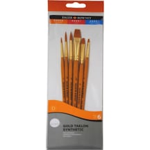 Daler Rowney Simply Gold Taklon Synthetic 6Lı Fırça Seti Kod 600