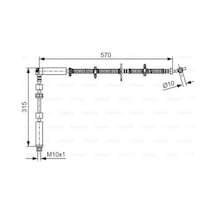 Bosch 1987481a63 Fren Hortumu