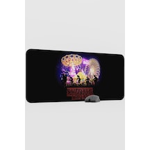 Stranger Things V5 90x40 Xxl Gaming Kauçuk Kaymaz Taban Mouse Pad Fare Altlığı