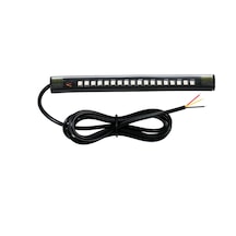 Wezone 12v Motor Led Fren Ve Sinyal Lambası, 18 Smd Esnek Şerit, Ip65 Su Geçirmez, Kolay Kurulum, 1 Adet