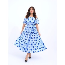 Etiler Collection 6473 Elbise-taranto Altın