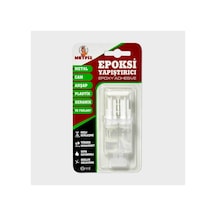 Şırınga Epoksi Şeffaf 6 Ml / Metal-cam-ahşap-plastik-seramik