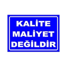 Kalite Maliyet Değildir 35x50 Cm Dekota 3 Mm