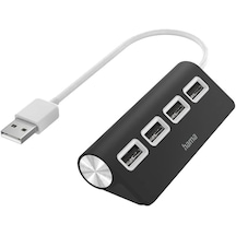 Hama Usb Hub, 4 Ports, Usb 2.0, 480 Mbit/s,