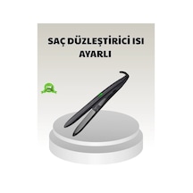 Dijital Ekranlı Isı Ayarlı Saç Düzleştirici - Titanyum Plaka, Seyahat Dostu Tasarım
