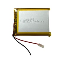 Büro Ev Ofis Atölye İçin 785060 3.7v 2800mah Devreli/1.5a Li-polymer Pil