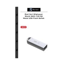 Özel Seri Bilgisayar Müzik Dk01 128 Gb Metal Usb Flash Bellek
