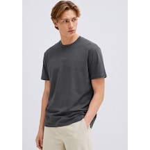 Mavi M0613348-91268 Mavi Jeans Baskılı T-shirt Erkek Tişort Füme