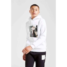 Tshirthane Anime Tokyo Ghoul Anteiku Baskılı Unisex Çocuk Kapüşonlu Sweat (528879934) Beyaz