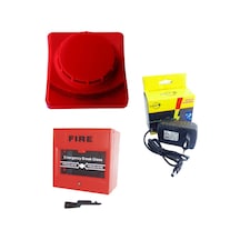 Lorex Yangın İhbar Ve Alarm Seti - Yangın İhbar Butonu + Siren
