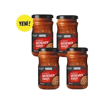 Közlenmiş Domates Menemen Harcı Gurme Lezzet %82 Domates Oranı 340 Gr 4 Adet Toplam 1360 Gr